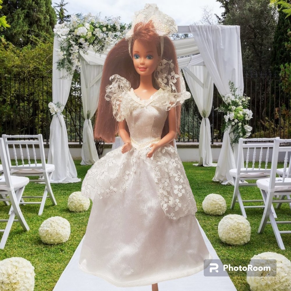 Barbie wedding dress
